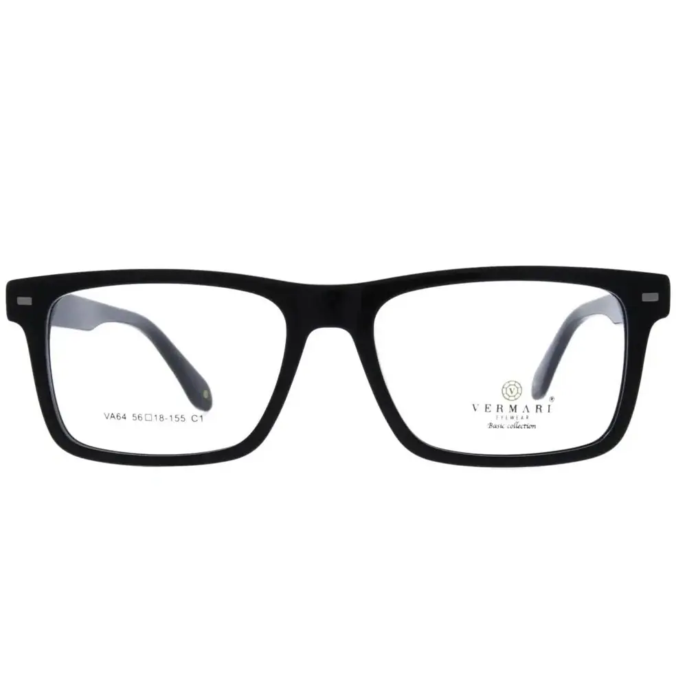 CLIP-ON Ochelari de vedere pentru bărbați cu atașamente VERMARI VA64 C1